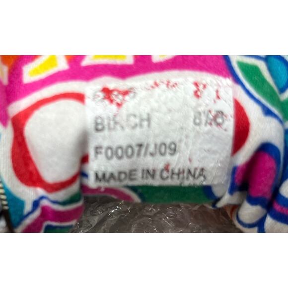 Y2K Coach Q506 Birch Mid-Top Embroidered Signature Sneaker Size 8.5B - Picture 7 of 9